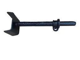 U-head jack for supporting beams and channels